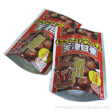 Stand Up Bags with Zipper, Customized Rotogravure Printing Ways, Designs and Sizes Welcomed